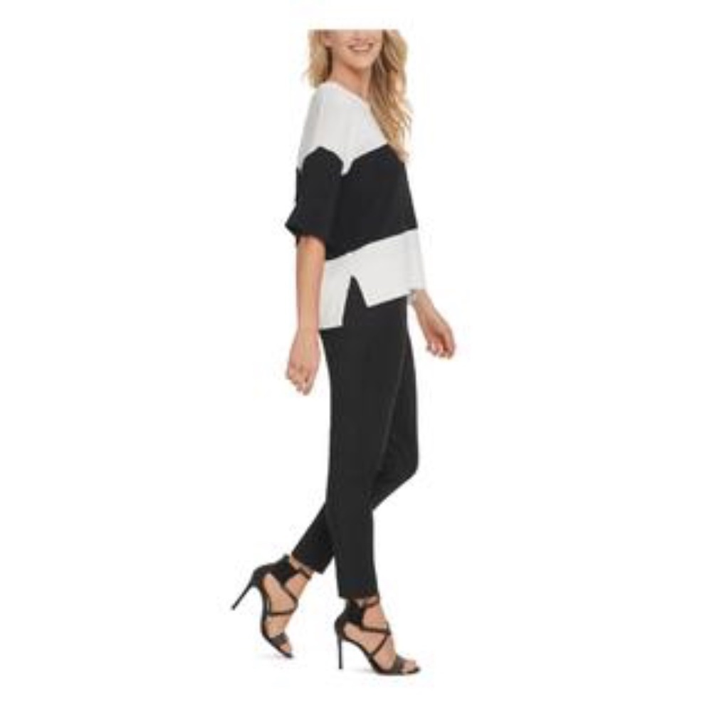 DKNY Color-Block Top